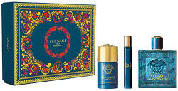 Versace Eros Szett - EDT 100 ml + EDT Tollparfüm 10 ml + Deo stift 75 ml - parfumplaza