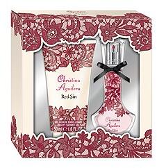Christina Aguilera Red Sin Szett - EDP 15 ml + Tusfürdő 50 ml - parfumplaza