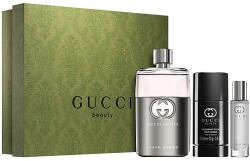 Gucci Guilty Pour Homme Szett - EDT 90 ml + EDT Zsebparfüm 15 ml + Deo stift 75 ml - parfumplaza