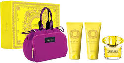 Versace Yellow Diamond Szett - EDT 90 ml + Testápoló 100 ml + Tusfürdő 100 ml + Neszesszertáska - parfumplaza