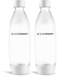 SodaStream Fuse white duo pack, 2 db 1 L-es fehér palack mosogatógépben is mosható 42007068