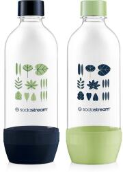 SodaStream JET zöld és kék 2 db 1 L-es palack, DUO pack mosogatógépben mosható 42007122