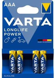 VARTA Longlife Power Alkáli Tartós Mikro Elem AAA B4