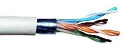 Emtex Cablu FTP CAT5E Cupru Emtex EMT-FTP5E24AWG, manta PVC, 24 AWG, gri, rola 305 m (EMT-FTP5E24AWG)