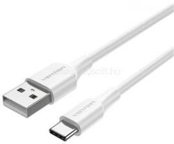 Vention USB-A 2.0/M -> USB-C/M, fehér, 2m, kábel (CTHWH) (CTHWH)