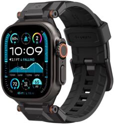 Spigen Durapro Armor Apple Watch 6 / 7 / 8 / 9 / 10 / SE / Ultra 1 / 2 (44 / 45 / 46 / 49 mm) Fekete szíj