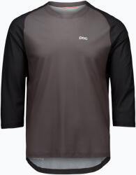POC Férfi kerékpáros mez POC Motion Air Jersey 3/4 szürke szilvanit szürke