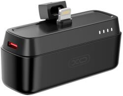 XO powerbank mini PR244 20W 5000 mAh Lightning csatlakozóval fekete