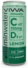 Viwa vitaminvíz Viwa Immunity C555+D Zero sugar 330ml +50Ft betétdíj