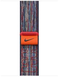 Apple Curea Smartwatch Apple MXU03ZM/A pentru Watch 42mm, Nike Sport Loop (Albastru/Rosu) (MXU03ZM/A)