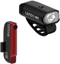 Lezyne Mini Drive 400XL / Stick+ Drive Pair / Black/Black (1-LED-24P-V804)