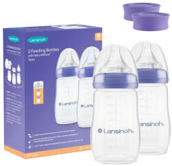 Lansinoh 2 db cumisüveg 240 ml + 2 db fedél