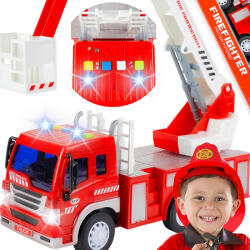 MalPlay Tűzoltóautó 1: 16 - hanggal és fénnyel