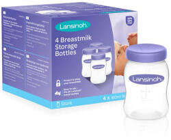 Lansinoh Anyatejtároló Palackok 160ml 4 Db