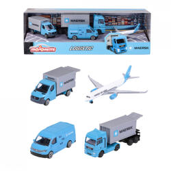 Majorette Maersk szállítójárművek 4 db-os