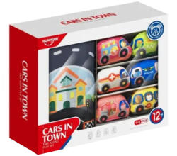 Huanger Játszószőnyeg puha autókkal - 6db-os