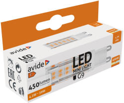 Avide LED 4.2W G9 NW 4000K fekvő (ABG9NW-4-2W-B) - alphadenthigienia