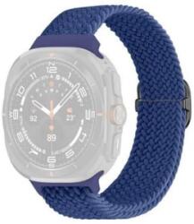 gigapack Samsung Galaxy Watch Ultra eSIM 47mm (SM-L705) szőtt mintás textil pótszíj sötétkék (GP-163532)