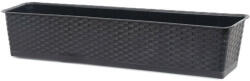 Prosperplast Ratolla Case P Rattan Hatású Balkonláda Umbra 78 cm, 10db-os csomag (ISR800P-440U)