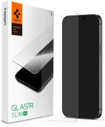 Spigen Glastr Slim HD kijelzővédő fólia ütésálló fólia (az íves részre is! ) Tempered Glass (edzett üveg) Samsung Galaxy S22 5G SM-S901 (S63656)