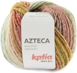 Katia Azteca 7880 Brown/Blue green Kötőfonal (7880)