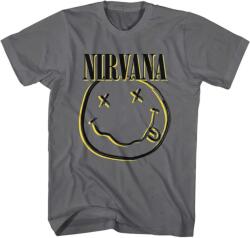 Nirvana Inverse Happy Face Charcoal Grey S Ing (NIRVTS13MC01)