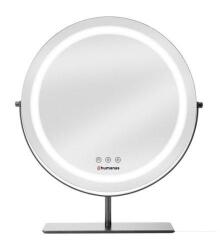 Humanas HM Scarlet LED fém sminktükör, 360° elforgatható, integrált érintő gombok, 3 színhőmérséklet, (HUHS4024 SCARLET) - wincity