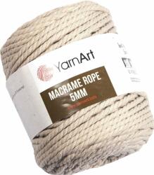 Yarn Art Macrame Rope 5 mm 85 m 753 Beige Șnur (Macrame Rope 5 mm 753)