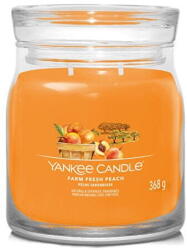 Yankee Candle 1631781e Farm Fresh Peach Kozepes Gyertya Signature 368g