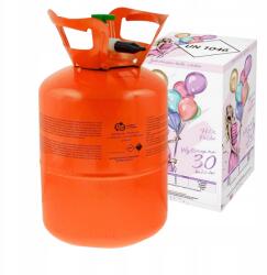GoDan Eldobható Héliumos Palack 30 Latex Lufihoz 9" Születésnapi Partyhoz
