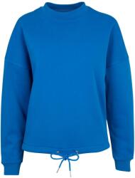 Build Your Brand Női / Női Crew nyakú oversized kapucnis pulóver XL kék