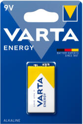 VARTA ENERGY 9 V-os/ E/ 6LR61 elem BL1 (1db-os) - 4122 (4122229411)