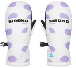 SIROKO Gyerek snowboard és síkesztyű Polka dots Fehér 152 CM fehér