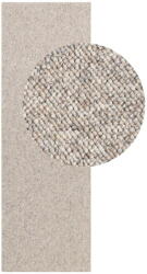 Elle Decoration Covor tip traversă gri/crem lavabil 80x240 cm Rocco Dark Cream - Elle Decoration Covor