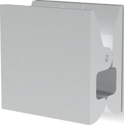 DECOR WALTHER Suport pentru prosop Pinch pătrat 5 cm argintiu mat (0907274)
