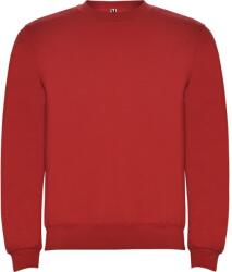 Roly Unisex felnőtt Clasica Crew nyakú pulóver S vörös