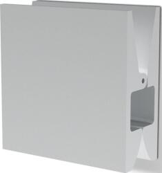 DECOR WALTHER Suport pentru prosop Pinch pătrat 10 cm argintiu mat (0907374)