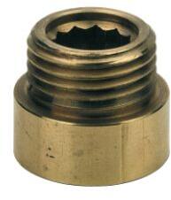 Sárgaréz csaphosszabbító 3/4" x 10mm