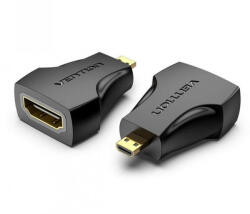 Vention micro HDMI/M -> HDMI/F (4K, fekete), adapter (AITB0) - onlinepatron