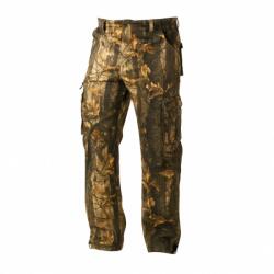 LOSHAN Pantaloni izotermici pentru bărbați Loshan DarkForrest, model bogat cu copaci reali, închis la culoare