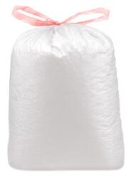 Wimex Sac de gunoi (LDPE) ECONOMY, resigilabil, alb, 70 x 100 cm, 120L [10 buc]