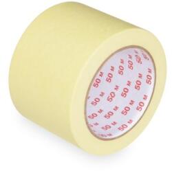 WIMEX Bandă adezivă creponată (PAP/Hot-melt) galbenă 75mm x 50m [1 buc]