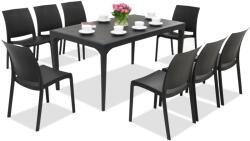 BICA Elegáns étkészlet Oslo / Volga 8 antracit Bica (BC435ANT-8x300ANT)