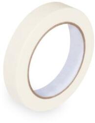 WIMEX Bandă adezivă creponată (PAP/Solvent) până la +80°C albă 19mm x 50m [1 buc]