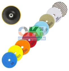 SKT Diamond SKT 425 ECO gyémánt csiszoló készlet 9 db-os, D125 mm (skt425eco) (skt425eco)