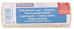 DONAU Ragasztószalag, 18 mm x 33 m, DONAU, átlátszó (D78798) - tintasziget