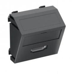 OBO Bettermann 6104817 MTS-HD S SWGR1 Modul 45 HDMI csatl. aljz. Hüvely csavaros rögzítéssel 45x45mm szürkésfekete (6104817)