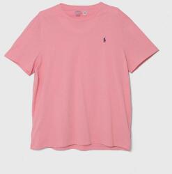 Ralph Lauren pamut póló rózsaszín, férfi, sima, 710671438 - rózsaszín XXL