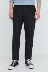 Tommy Hilfiger nadrág férfi, fekete, egyenes, DM0DM18938 - fekete 33/34