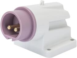 Gewiss Fisa Dreapta cu montaj aparent In Unghi De 90° IP44 3P 16A 20-25V 50-60Hz Violet N. R. Cablare Cu Surub Gewiss GW60465 (GW60465)